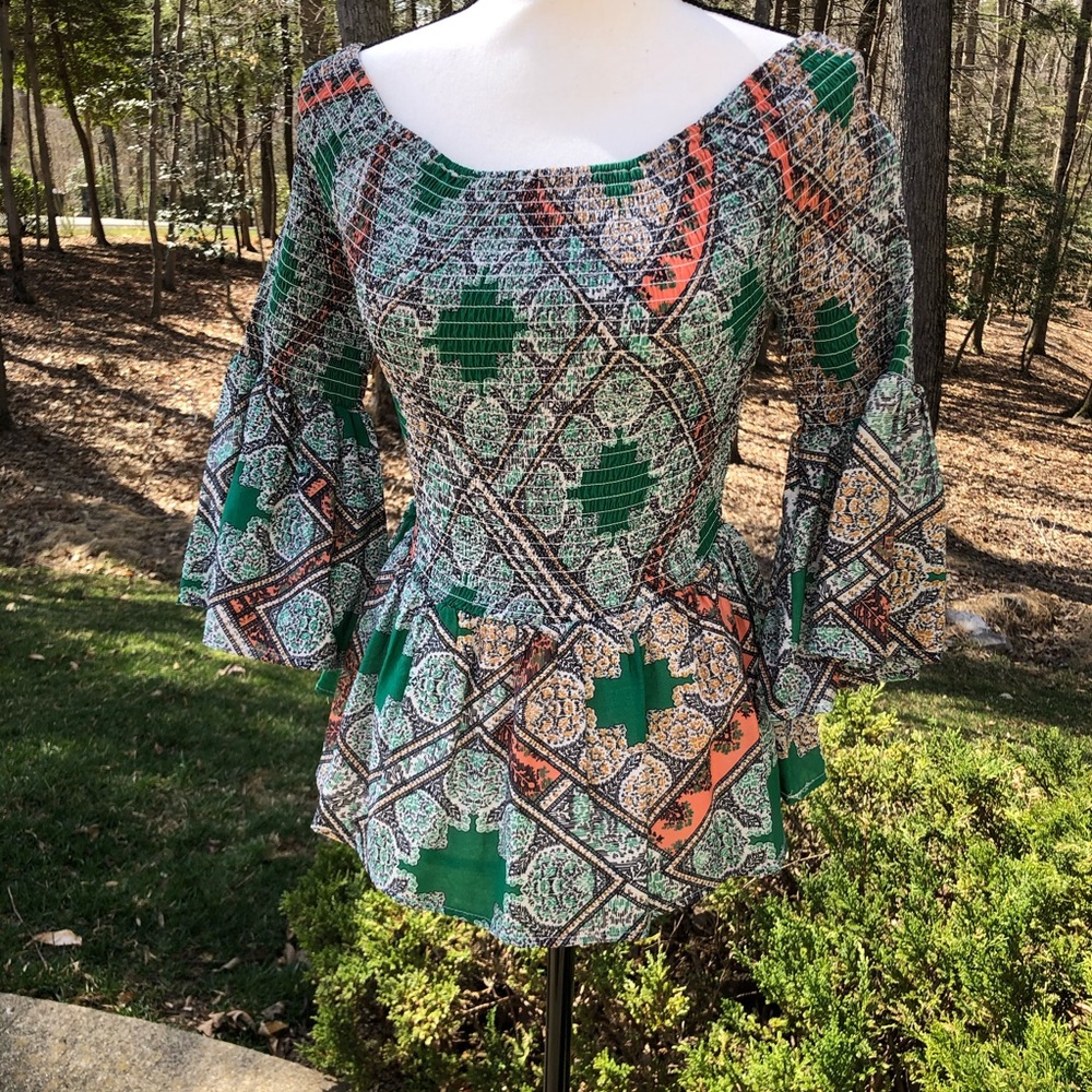 Blushing heart top in Medium